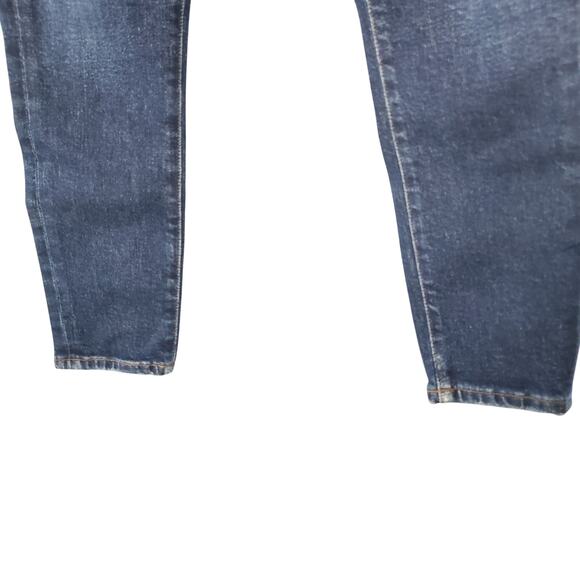 AGOLDE Sophie Mid Rise Skinny Dark Wash Blue Jeans Cabana Wash Size 26 Women's - Picture 6 of 16